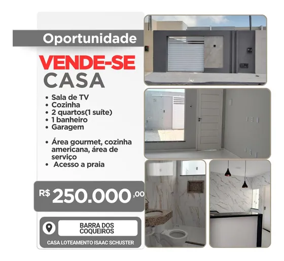 Casa Na Barra Dos Coqueiros Em Sergipe 
