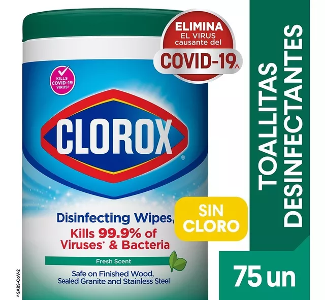 Comprar Toallitas Desinfectantes Clorox Paquete -30Uds