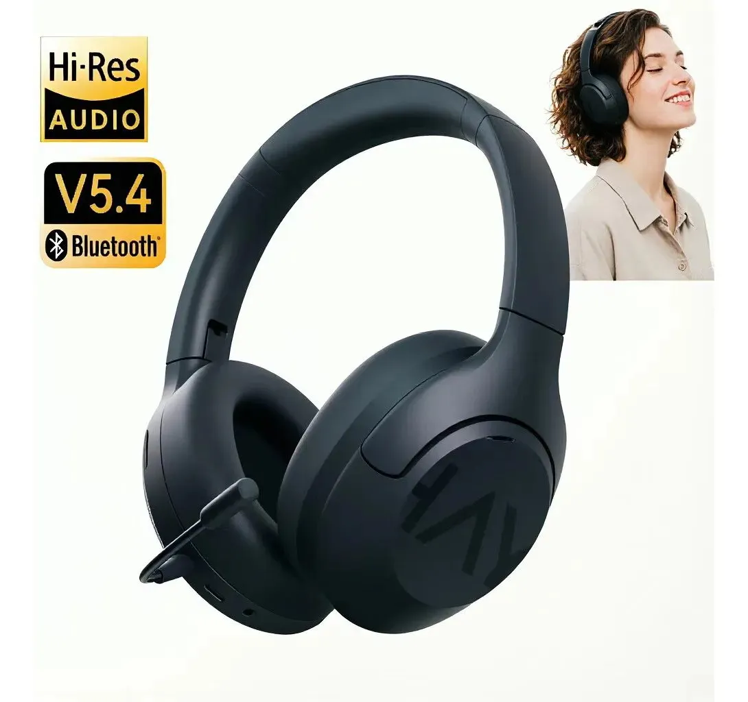 Headset Gamer Haylou S30 Pro Bluetooth, com Cancelamento de Ruído e Microfone Destacável