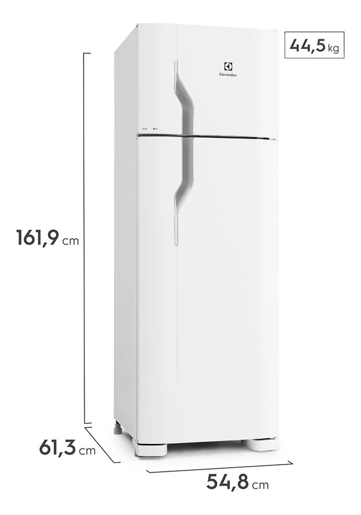 Geladeira Electrolux Cycle Defrost 260L Super Freezer Duplex Branca 127V - Imagem 3