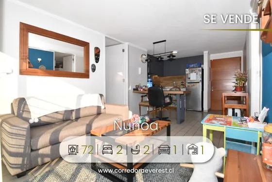  Se Vende Departamento 2d 2b + Estacionamiento Y Bodega, Met