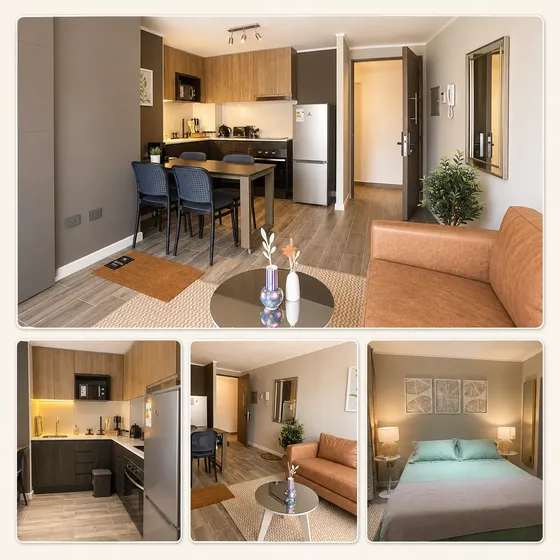 Departamento 1 Dormitorio 1 Baño En Ñuñoa Full Amoblado