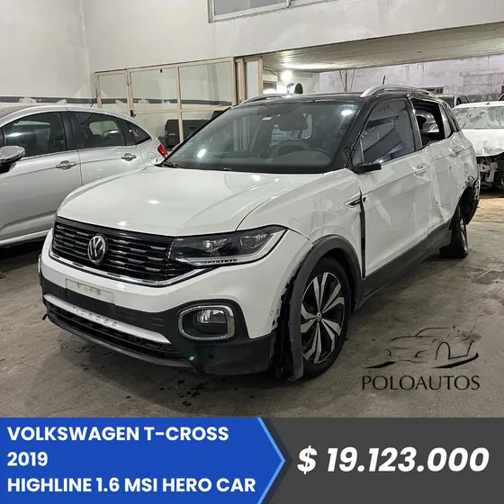 Volkswagen T-cross 2019 En Marcha Chocado Poloautos