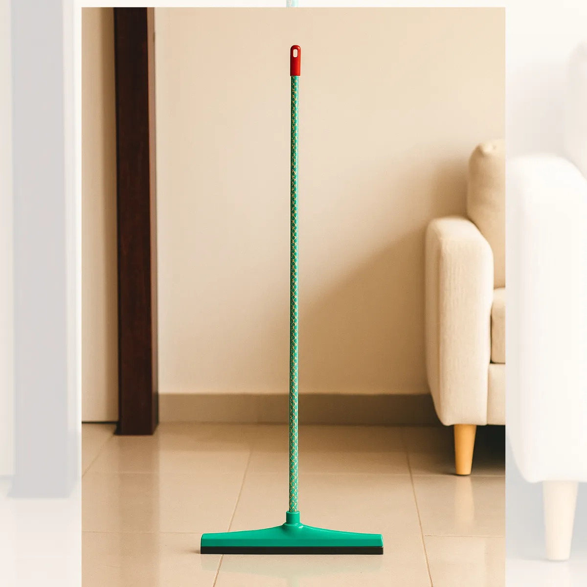 Faxina Completa 6 Itens Balde Rodo Vassoura Esfregão 10 Pano Sortido - Imagem 3