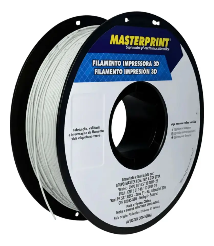 Masterprint PLA Hyper Speed 1.75mm 1kg — Mármore
