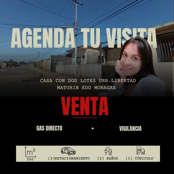 Venta Casa Tipo Galpón Urb, Libertad Maturin Edo Monagas 