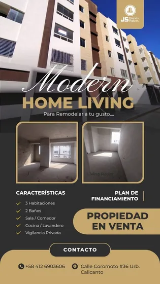 Apartamento En Venta Resd. Trevi - Barrio Sucre Con Plan De Financiamiento 18 Meses. 002jsc
