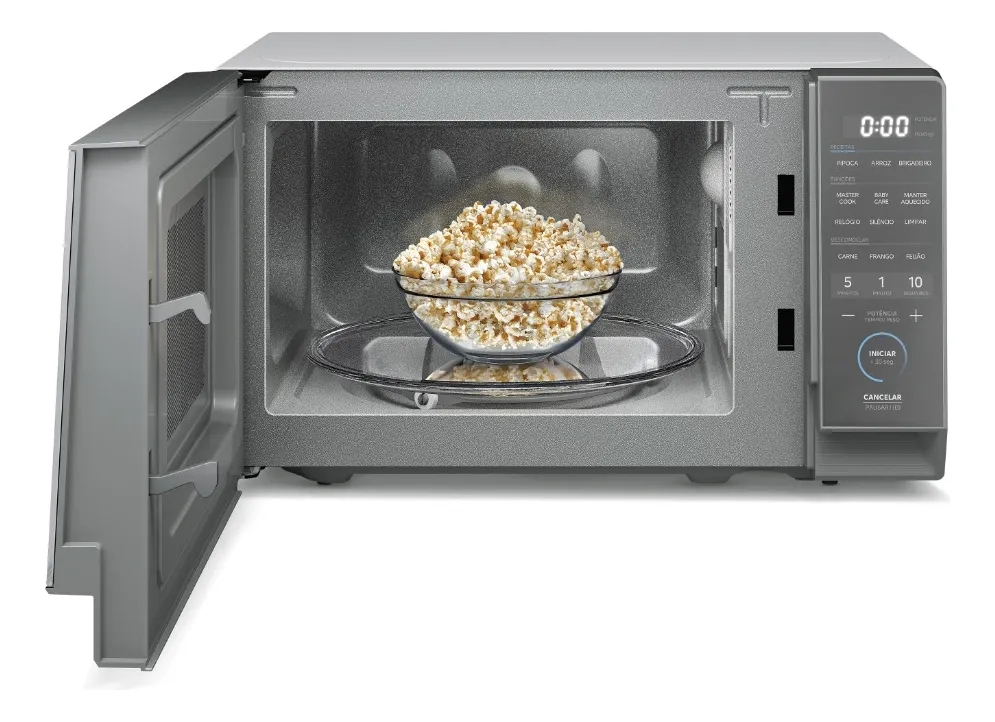 Micro-ondas 20l Prata Porta Espelhada Mastercook Midea - Imagem 2