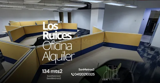 Oficina Amoblada O No Amoblada Alquiler Los Ruices 134 Mts2 Sonmetros2