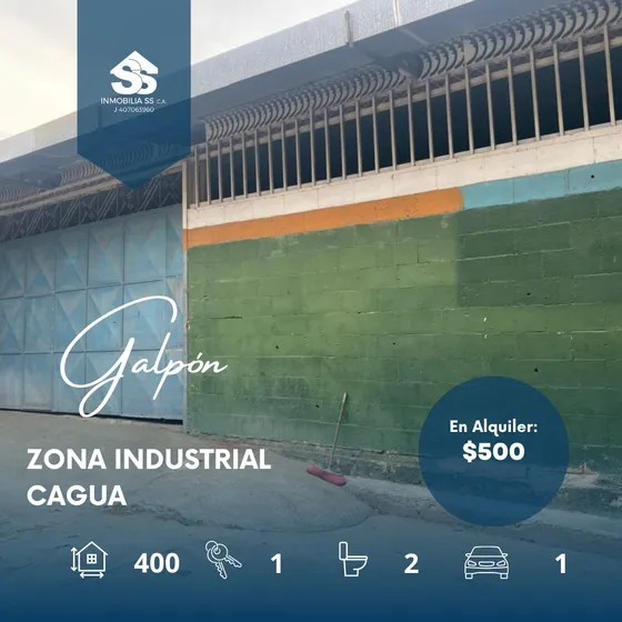 Galpón En Alquiler - Carretera Nacional De Cagua
