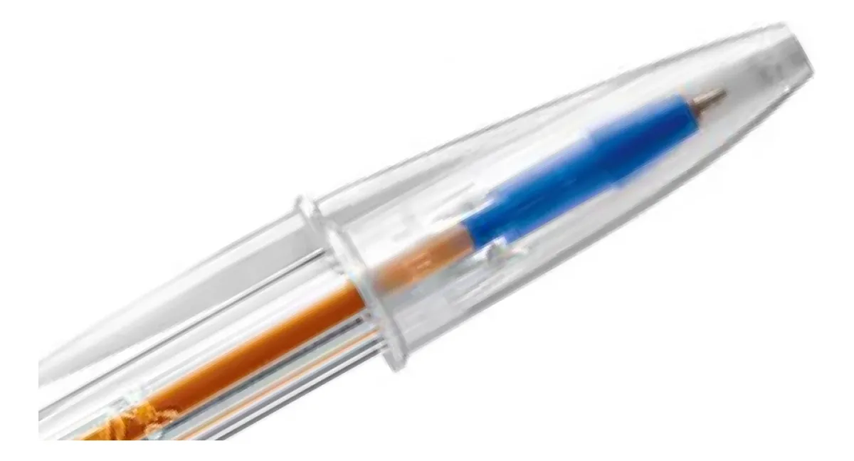 Caneta Bic Cristal Precisão 0.8mm Azul Caixa C/ 50 Cor do exterior Transparente - Imagem 2