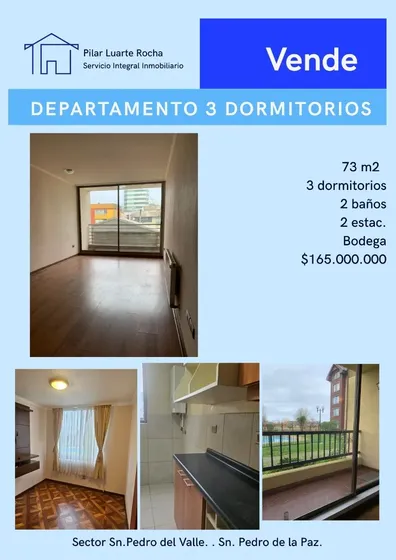 ¡excelente Oportunidad! Amplio Depto. En 1er Piso. San Pedro