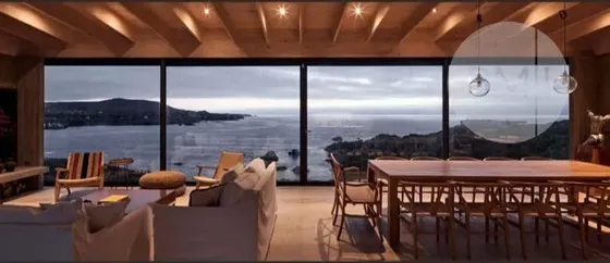 Espectacular Casa De Diseño Frente Al Mar Cercana Los Vilos