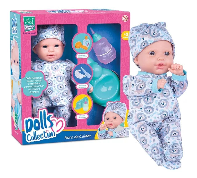 Bebe Boneco Boutique Dolls Reborn Dolls Menino - Supertoys