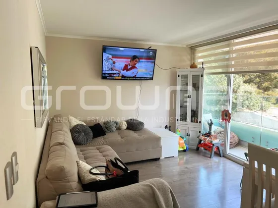 Depto. En Arriendo De 3 Dorm &#43; 2 Baños En Macul Metro Qu