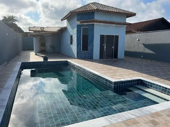 Casa Nova Com Piscina Na Praia Cibratel 420m2