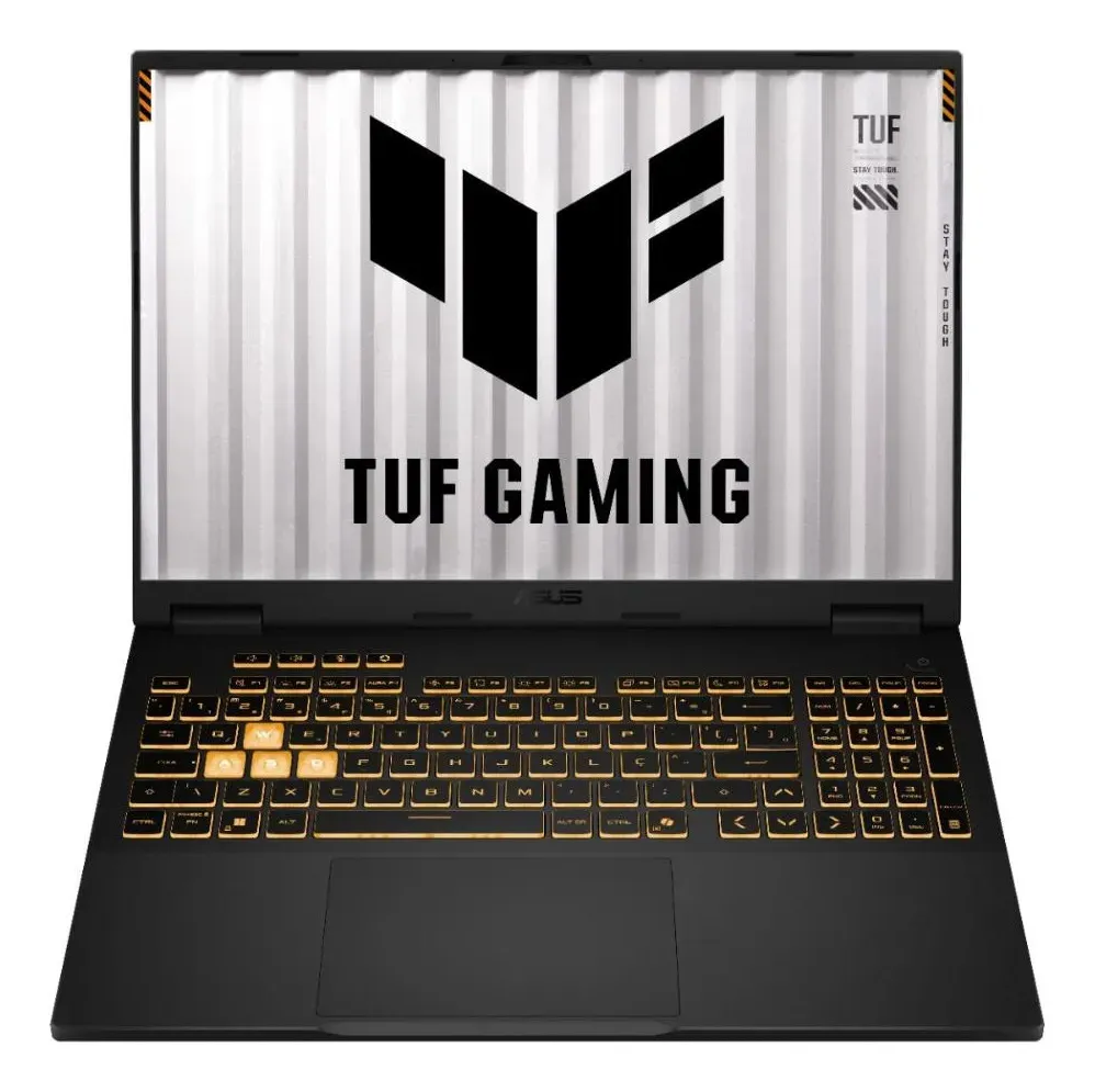 Notebook Asus Tuf Gaming F16 Fx608jmr Nvidia Rtx 5060 Core I7 16gb Ram 512gb Ssd Windows 11 Home Tela De 16  Fhd 165hz Gray - Rv150w Jaeger Gray