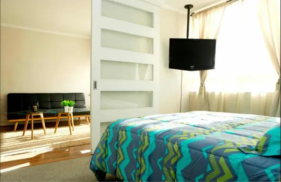 Arriendo Luminoso Piso 13 Depto 1d + 1b San Francisco 335