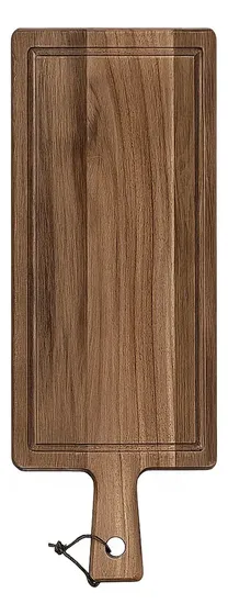Tabla De Picar, De Madera Maciza Con Mango, 58 X 19cm
