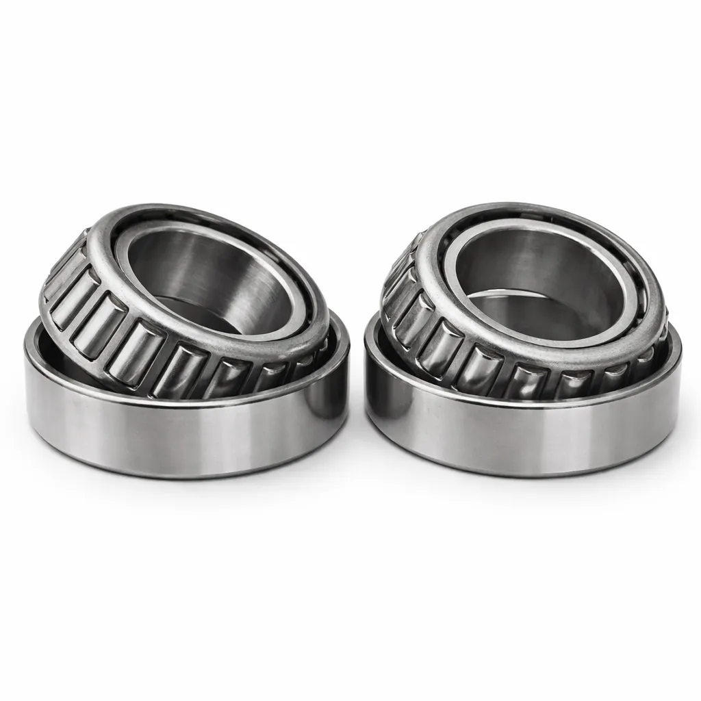 Kit Caixa Direção Himalayan 411 Com 2 Rolamentos Gbr 30205
