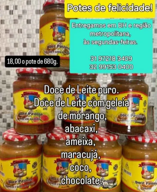 Doce De Leite Do Sul De Minas