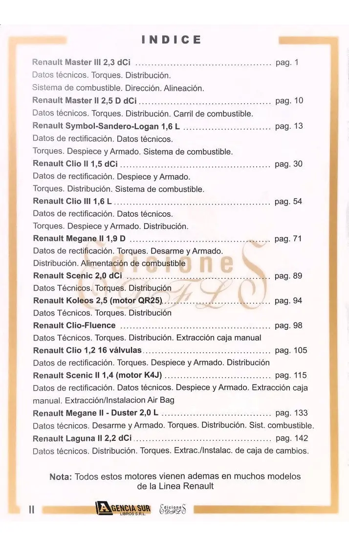 Manual de Servicio Motores RENAULT