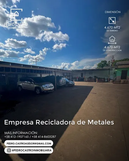 Venta Empresa Recicladora De Metales En Avenida Manuel Piar, San Félix, Bolívar, Venezuela