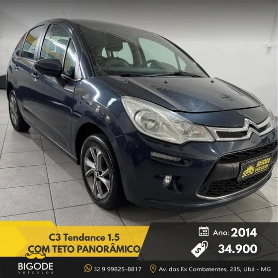Citroën C3 Tendance 1.5 Com Teto Panoramico 2014