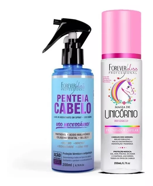 Forever Liss Penteia Cabelo 200ml+ Magia De Unicórnio 200ml