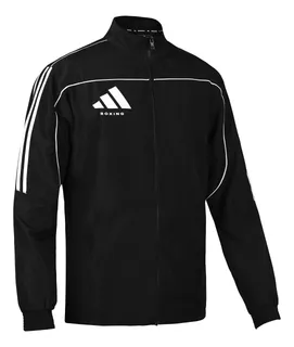 Chamarra adidas blanca con negro shop