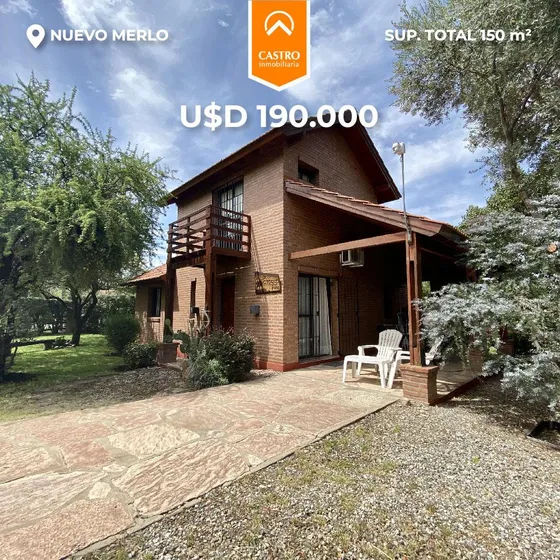 Casa Y  Cabaña En Nuevo Merlo, Villa De Merlo.