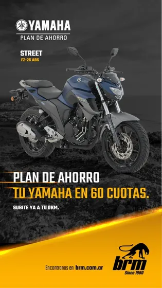 Yamaha Fz 25 Abs 0km  Yamaha Plan De Ahorro En 60 Meses