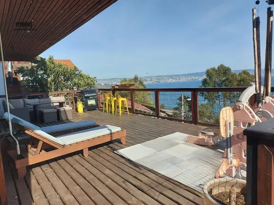 Vende Casa Vista Al Mar, El Encanto, Reñaca