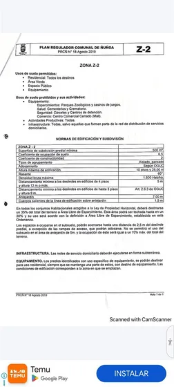 Terreno Construccion En Venta En Ñuñoa