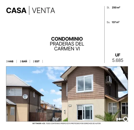 Casa En Venta - Praderas Del Carmen Vi