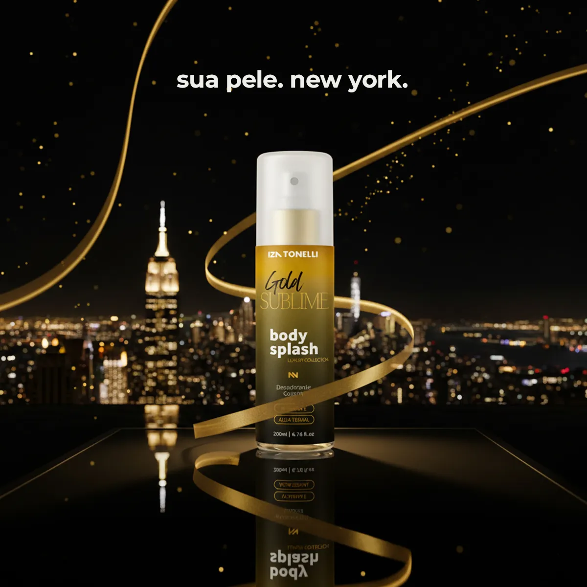 Kit 4 Body Splash Feminino 200ml Perfume De Luxo Colônia Iza - Imagem 2