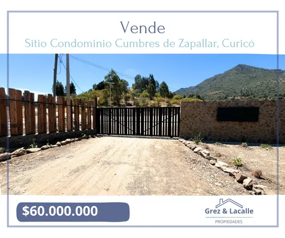 Se Vende Sitio De 5.000 M2 En Condominio Cumbres De Zapallar
