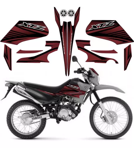 Adesivos Moto Cross Trilha Xtz 125 20mm Personalizada Lm112