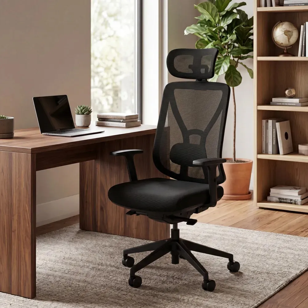 Silla de Escritorio Gerencial Premium Ergonomica Regulable Reforzada Sillón Tokio Oficina Reclinable…