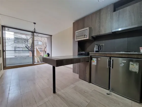 Departamento En Venta De 1 Dorm. En Santiago