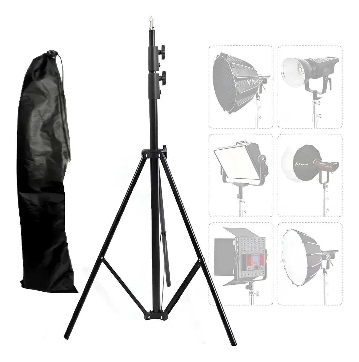 Tripé para Iluminação Equifoto LT-260