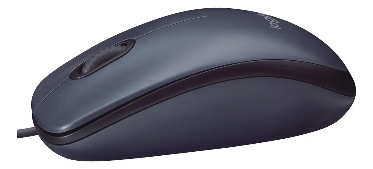 Mouse c/ fio Logitech M90 Preto - Imagem 3