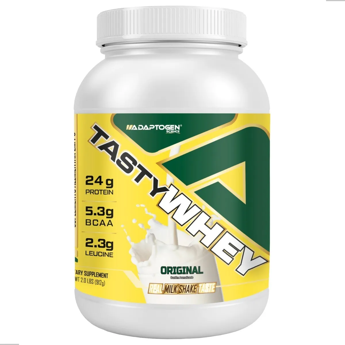 Suplemento em pó Tasty Whey Adaptogen Science proteínas sabor clásico 900g - Imagem 2