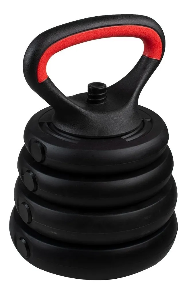Kit Halteres 6 Em 1 Musculação Até 40kg Ajustável Preto Preto - Imagem 3