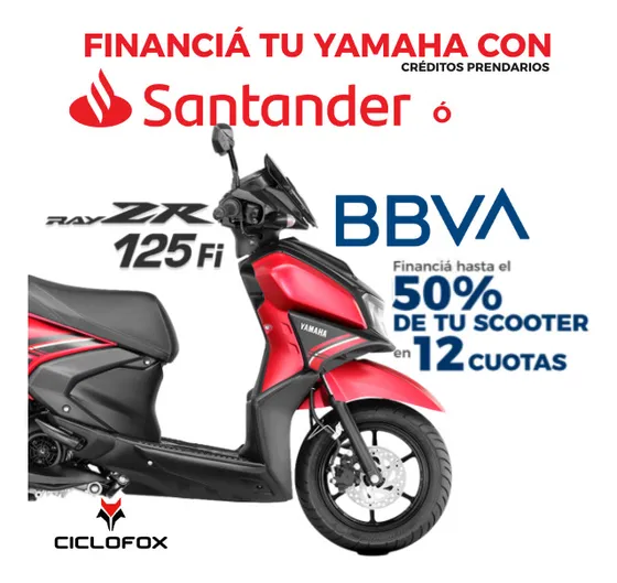 Yamaha Scooter Ray 125 Fi No Fascino Ciclofox Moto 0km Caba