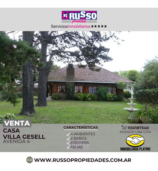 Venta Casa 4 Ambientes Villa Gesell
