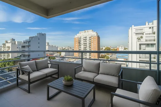 Departamento Dos Ambientes. Amenities. Al Frente. Balcon Con Vista Abierta.luminoso. Colegiales