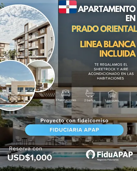 Apartamentos En Venta Ubicado En Prado Oriental Con Linea Blanca Incluida En El Precio 