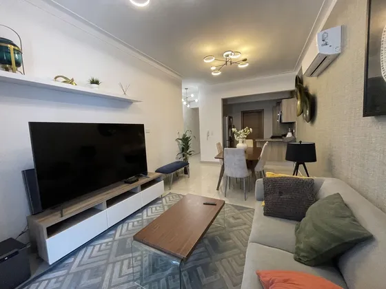 Moderno Apt Amueblado De 3 Habs En Bella Vista En Alquiler