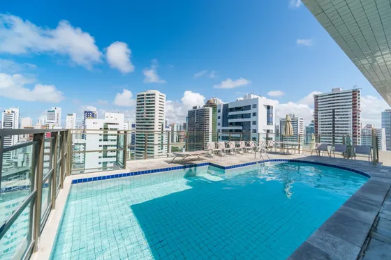 Apto Quarto/sala Mobiliado Perto Do Santa Maria Com Otimo Rendimento - Homeservice/ Lavanderia/ Piscina/ Portaria 24h Perto Do 3°jardim